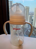 贝亲（Pigeon）自然离乳 PPSU重力球吸管双把手奶瓶 240mL  6月+ AA252 实拍图