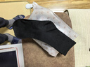 棉十三袜子男士长筒袜纯色黑白色商务休闲透气高筒长袜运动风秋冬季6双 实拍图