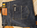 JEEP吉普牛仔裤男秋冬季直筒宽松休闲裤子商务百搭男裤 蓝灰 32 实拍图