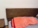 全友家居 胡桃木色实木床多功能现代简约主卧室双人大床1.5x2米家具 实拍图