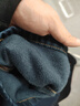 罗蒙（ROMON）牛仔裤男秋冬季裤子男士直筒裤男裤休闲长裤 牛仔黑加绒 32 实拍图