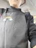 厨房家用防水可防油男女新款网红围裙韩版日系上班家务围腰工作服 黑色小彩虹+黑色仙人掌【2件装】 实拍图
