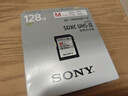 索尼（SONY）128GB SD存储卡 SF-M128/T2 M系列 相机摄像机内存卡 U3 C10 V60 UHS-II读速高达277MB/s 实拍图