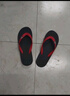 hippobloo河马泰国进口乳胶人字拖男女舒适防滑橡胶凉拖鞋海边沙滩ins潮拖 红黑红 39 (泰10) 实拍图