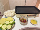 小熊（Bear）烤肉锅电烤盘家用电烧烤炉电烤炉分体可拆多功能不沾无浓烟烤串机Y15C1配接油+蘸料盒 实拍图