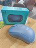 罗技（Logitech）M221 轻音鼠标 无线鼠标 办公鼠标 对称鼠标 带无线微型接收器 雾霭蓝 实拍图