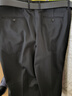 京东京造西裤男休闲裤直筒抗皱加绒西装装男士裤子礼物 黑36 实拍图