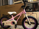 优贝（RoyalBaby）儿童自行车男女镁合金单车 月亮系列3-5岁 宇航员14寸 粉色 实拍图