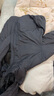 优衣库合作款/女装男装PUFFTECH空气棉服连帽外套480064 08 深灰色 XL 实拍图