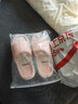 果洛菲（GUOLUOFEI）亚麻拖鞋男女款四季情侣室内防滑棉麻布地板凉拖  粉色 38-39 实拍图