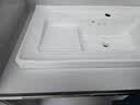 帝鹏陶瓷一体盆洗衣池洗衣盆带搓板洗漱台阳台卫生间洗脸洗手盆洗衣槽 81*48左搓衣盆+下水器套装 实拍图