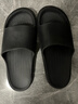 朴西香蕉船情侣凉拖鞋女浴室不易滑室内居家四季拖鞋男 黑色 35-36 实拍图