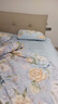 富安娜家纺 圣之花 床上四件套纯棉斜纹全棉套件单双人床单被罩 圣之花-【纯棉】风华系列-蓝海音 1.5米床 床单款 （被套203*229cm） 实拍图