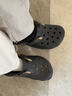 卡骆驰经典特林洞洞鞋男女同款拖鞋耐磨休闲鞋|206340 黑色-001 43 (270mm) 实拍图
