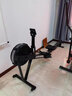 BOOKZON书逊磁阻风阻划船机家用健身有氧划艇运动器材折叠双阻赛艇测功仪 H369旗舰款-黑色-铝合金导轨-私教课程 实拍图