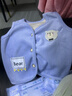 镭镭鸭宝宝马甲春秋装外穿儿童双面上衣男童新生儿背心婴儿坎肩女童潮款 马甲-蓝色 90 #适合80-90cm 实拍图
