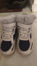 361°儿童棉鞋25冬男女童3-14岁加绒保暖革面户外运动鞋 蓝39 实拍图