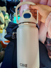 希乐（cille）保温杯大容量316不锈钢吸管杯子双饮背带男女户外运动水杯1.3L 实拍图