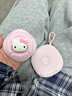 三丽鸥（SANRIO）暖手宝化妆镜二合一快速升温三档调节长效续航迷你便携萌趣可爱姨妈神器冬季送女朋友礼物 凯蒂猫 实拍图