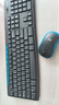 罗技（Logitech）MK275 键鼠套装 无线键鼠套装 办公键鼠套装 全尺寸 商务键鼠套装 带无线2.4G接收器 黑蓝色 实拍图