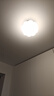 雷士（NVC）LED吸顶灯奶油风卧室吸顶灯玄关灯书房照明灯具灯饰 12瓦LED 奶油风玄关-花型单只装 实拍图