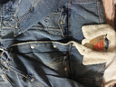 Levi's李维斯25年秋冬新款男士宽松休闲厚外套仿羊羔绒牛仔夹克 深蓝色 XS 实拍图