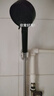 增压花洒喷头黑武士魔幻五档淋浴花晒头淋雨喷淋花酒超强单热水器 淋雨花洒+软管+底座 实拍图