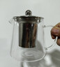 暮云泡茶壶加厚玻璃茶壶大容量办公室茶具养生高硼硅耐高温 450ml 实拍图
