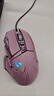 罗技（G）G502 HERO主宰者游戏鼠标电竞鼠标有线RGB机械配重竞技FPS吃鸡宏cf送男友男生礼物 G502HERO+云樱粉贴纸+大桌垫 实拍图