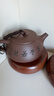 藏壶天下宜兴紫砂壶纯手工刻绘茶壶石瓢壶家用功夫泡茶壶茶具兰趣石瓢壶 兰趣石瓢壶 210ml 实拍图