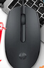 惠普（HP）M10有线鼠标微声版 笔记本台式电脑一体机通用办公鼠标 便携对称商务轻音鼠标黑色 实拍图