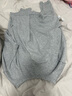 优衣库女装柔滑弹力棉质圆领T恤/长袖基础版型内搭480869 03 灰色 S /155/80A 实拍图