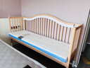 哈卡达婴儿床无缝拼接床实木婴儿儿童大床新生儿宝宝床 单床+10cm高定4D空气床垫 200*60cm 实拍图