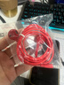 纽曼（Newmine）NM-LK06 半入耳式线控有线耳机 手机耳机 音乐耳机 3.5mm接口 电脑笔记本手机适用 红色 实拍图