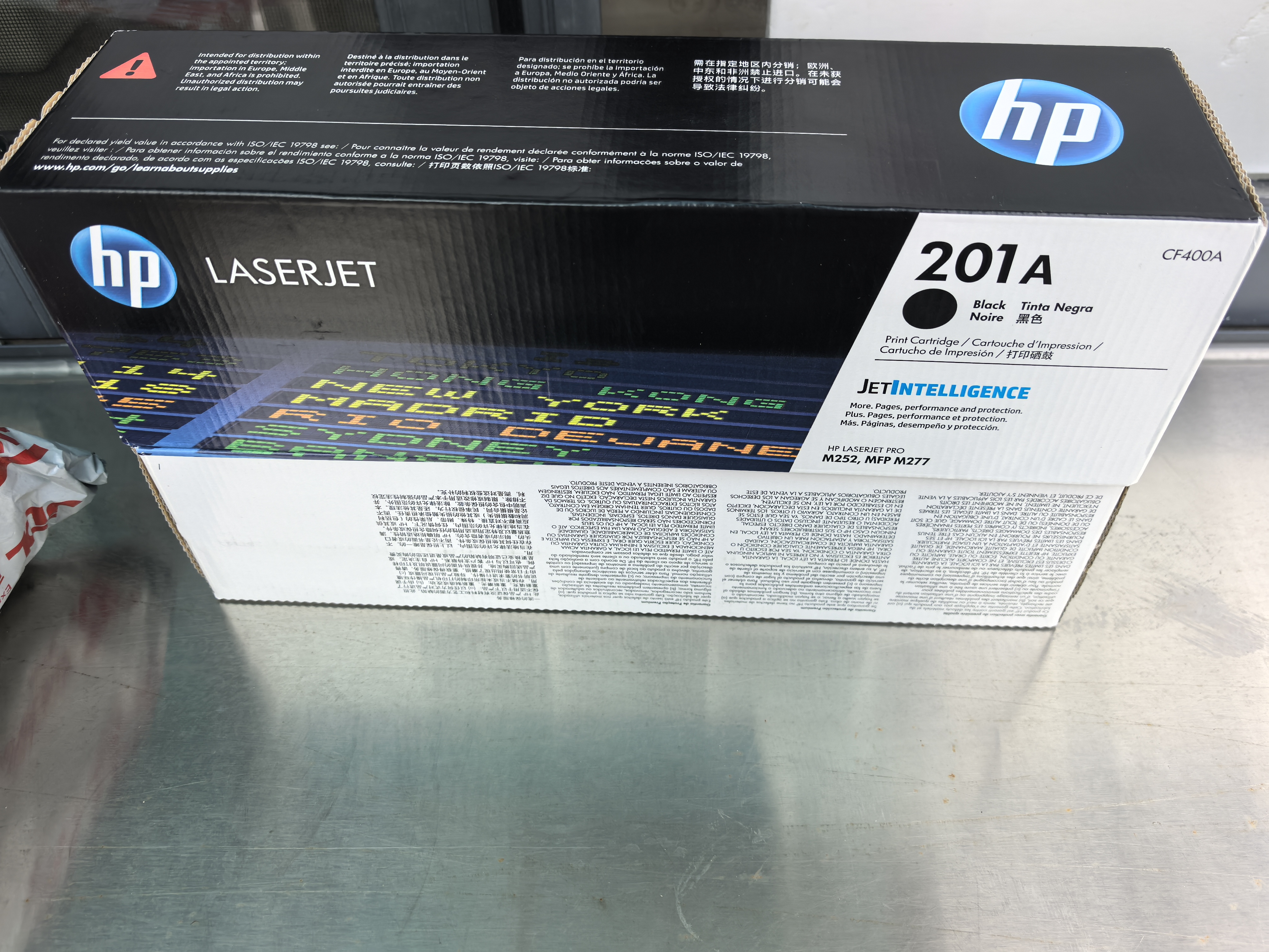 惠普（HP）原装201a硒鼓cf400a适用m252n m252dw m277n m277dw m274n粉盒 CF400A黑色（约1500页） 实拍图
