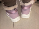 足力健中老年人女棉鞋妈妈棉鞋25932051J 芦灰-女款    39    实拍图