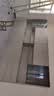 惠寻京东自有品牌餐边柜轻奢现代简约书柜储物柜碗柜厨房收纳柜酒柜 200*40*220-A款【实木生态板】 奶灰色 实拍图