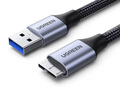 绿联 USB3.0移动硬盘数据连接线 适用东芝希捷西部移动硬盘盒子三星note3/s5延长转接充电线 1米  实拍图
