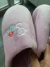 利达妮（TZLDN）老人棉拖鞋女秋冬中老年人手工老人鞋居家棉鞋防滑保暖毛拖鞋冬季 浅紫 40-41 【适合39-40码】 实拍图