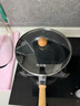 炊大皇炒锅不粘锅易洁少油烟平底多用炒菜锅煎锅32cm磁炉通用JK02CG  实拍图