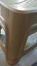 网红塑料凳子30.5cm客厅防滑凳餐桌凳简约可摞叠便携凳浴室凳 卡其色【两种款式随机发】 （一个装） 实拍图
