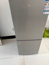 荣事达（Royalstar）小冰箱小型家用出租房双门一级能效宿舍冷藏冷冻两用节能电冰箱 112L9RSZ【一级能效】【三天不到1度电】银 实拍图