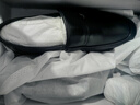 意尔康皮鞋秋季商务休闲套脚皮鞋舒适牛皮中老年爸爸鞋 97689W 黑色 40 实拍图