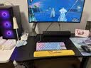 andaseaT 安德斯特实木电脑桌电竞桌管内走线实木桌 未来Max带灯升降1.6米 实拍图