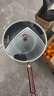 志高（CHIGO）炒锅章丘精铁锅无涂层不粘锅手工锻打家用炒菜锅电磁炉明火用34cm 实拍图