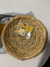 安迪优美兔子兔兔窝 龙猫天竺鼠荷兰猪草窝 保暖草垫  草窝兔子兔兔窝龙猫 稻草平底圆草窝 实拍图