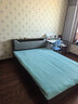 迎裕财实木床简约现代主卧家用1.5单人床出租房用1.8米榻榻米软包 灰色单床+5cm床垫 1.5*2米 实拍图