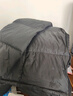 太平鸟男装 【95%进口鸭绒】连帽羽绒服冬面包服防寒短款排骨外套 15D暗影黑(阔型)第三批 L 实拍图