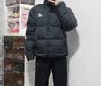 adidas时尚休闲户外保暖鸭绒羽绒服男女同款秋冬阿迪达斯轻运动   黑色(推荐选大一码)   XL 实拍图