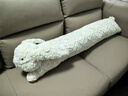 野兽派家居（tbh）懒蓝猫长条抱枕 枕头靠垫家用客厅沙发腰枕床头靠枕礼物 玉兔条形抱枕20X115cm 0cm*0cm 含枕芯 实拍图